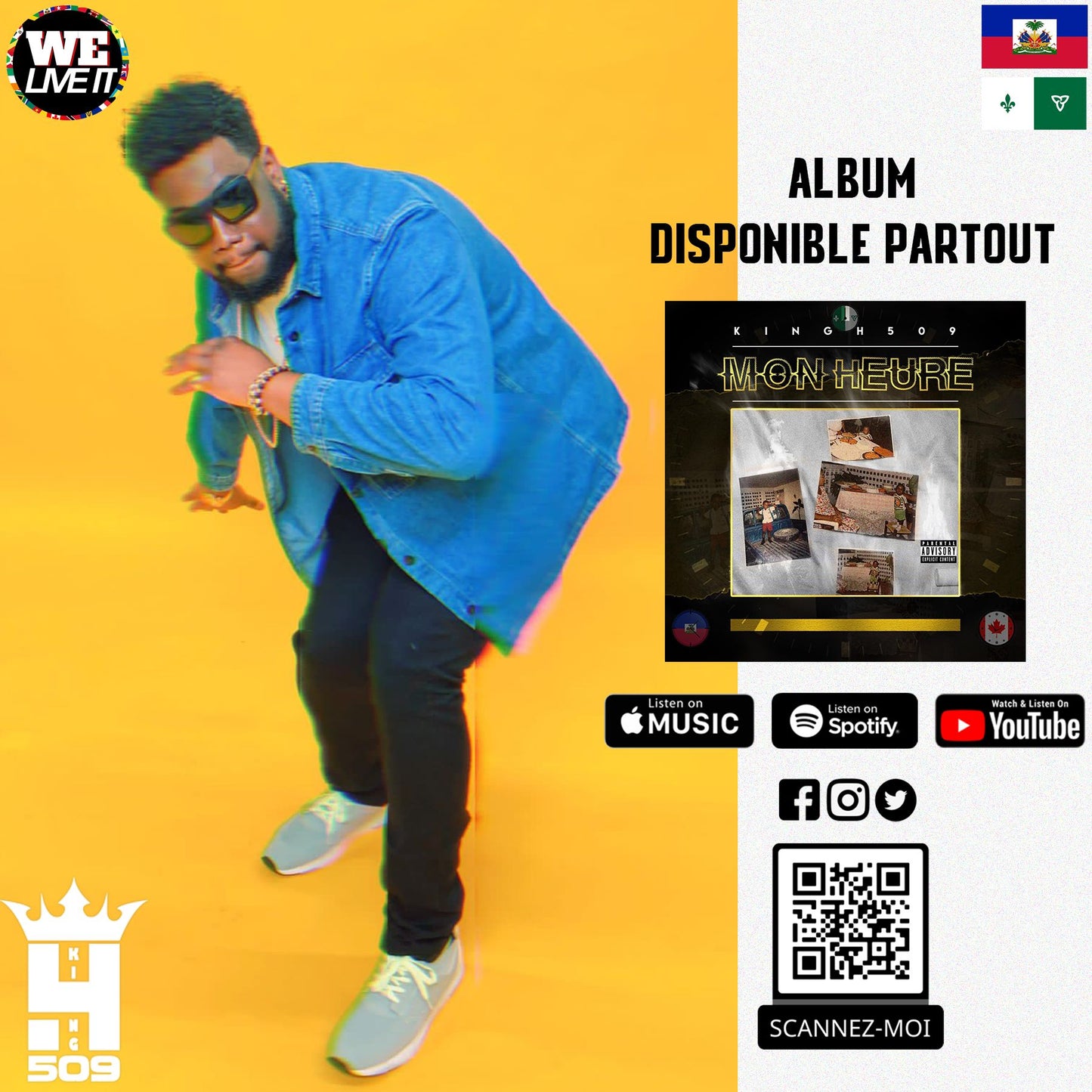 Album, EP and signed poster